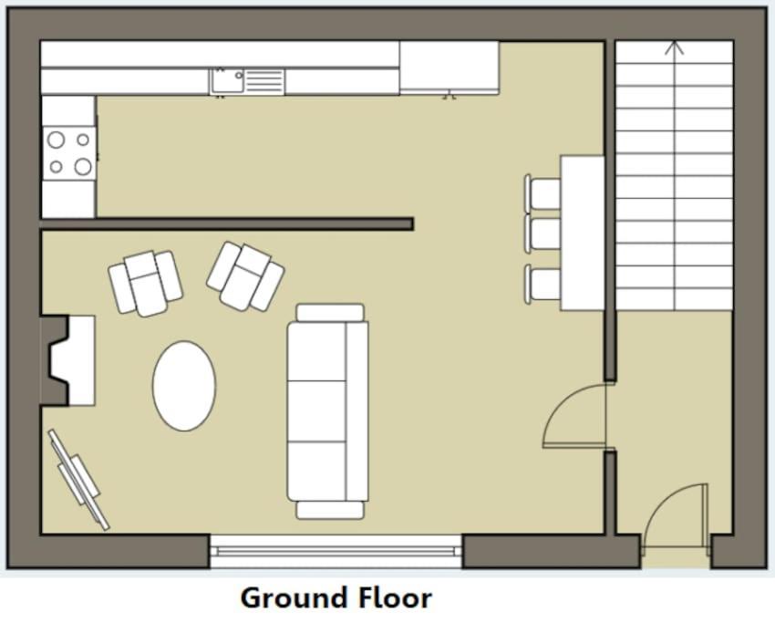 Stylish & Modern 6-bed Townhouse W/parking Apartment